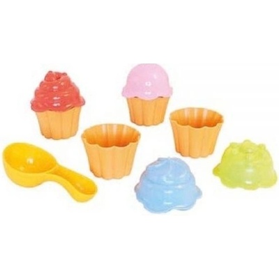 ADRIATIC súprava hračiek na piesok cupcake, pastelové, 9-dielna, 740