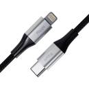 Allity AUC-01 USB-C/Lightning 1m černý