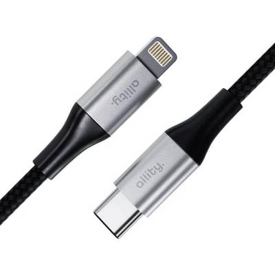 Allity AUC-01 USB-C/Lightning 1m černý