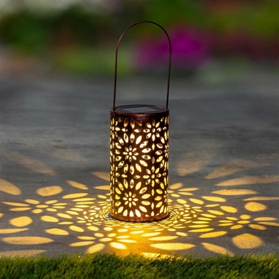 Haushalt International LED solární lucerna Zlatá záře - Květy – Zbozi.Blesk.cz