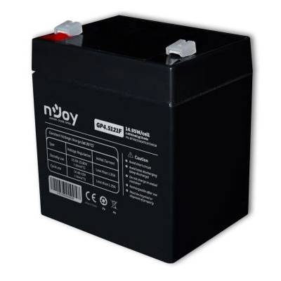 nJoy Акумулатор nJoy GP4.5121F 12V конектори: F1 - Faston Tab 187 (GP4.5121F)