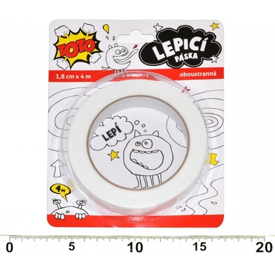 TOTO Lepiaca páska 18 mm x 4 m obojstranná