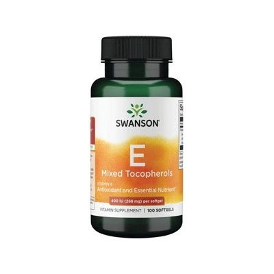 Swanson Vitamin E Mixed Tocopherols 400 IU 268 mg 100 tabliet