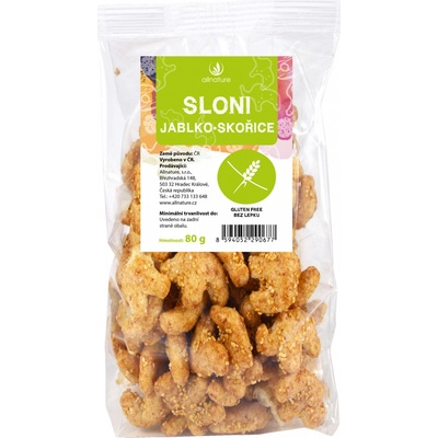 Allnature Sloni jablko + skořice 80 g – Hledejceny.cz