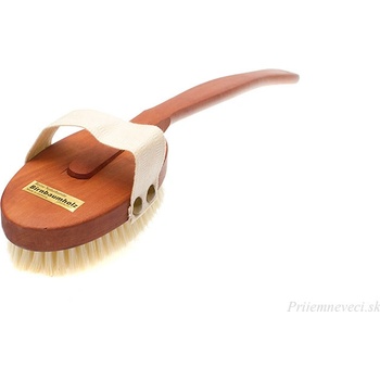 MKN Oválna hrušková masážna kefa s odnímateľnou rúčkou 1901532