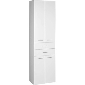 SAPHO Zoja - Висок шкаф Keramia Fresh с чекмеджета, 50x184x29 см, бял 51291 (51291)
