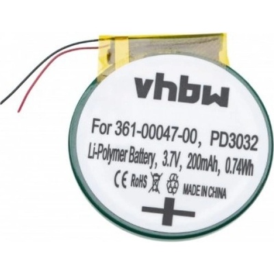 VHBW Baterie pro Garmin Forerunner 110 / 210 / 610 / Approach S1, 200 mAh - neoriginální – Hledejceny.cz