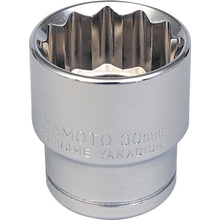 Hlavice nástrčná 12-hranná 1/2" metrický 9 mm