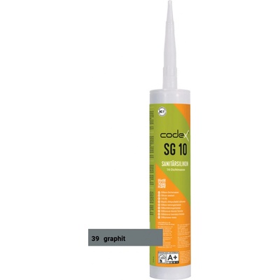 Codex SG 10 sanitární silikon 310 ml grafit