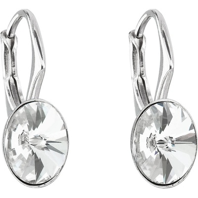 Pavona visací s krystaly Swarovski bílý ovál 31276.1