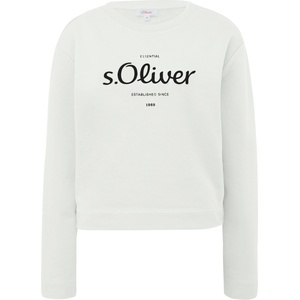 s.Oliver Rl sweatshirt бяло, черно 42 (2136095-02d0)