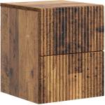vidaXL Спален шкаф с монтаж на стена Старо дърво 33 x 34, 5 x 40 см (898481)