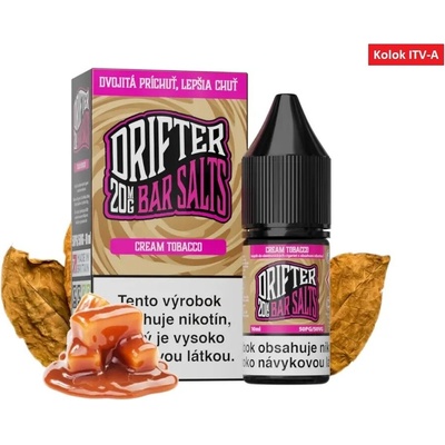 Juice Sauz Drifter Bar Salts Cream Tobacco 10 ml 20 mg