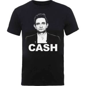 Johnny Cash Straight Stare Black M Риза (BILMAR00183M)