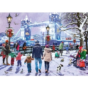 Gibsons - Puzzle Tower Bridge at Christmas - 1 000 piese