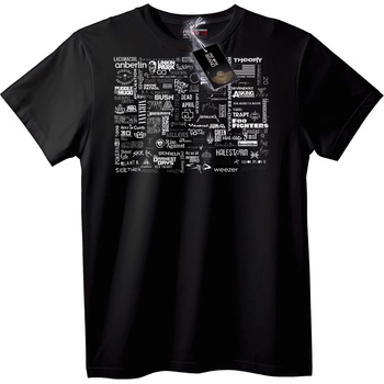 NOONEBRAND Тениска Музикални Банди - XS, White