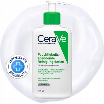 CeraVe Hydratačná čistiaca emulzia na normálnu až suchú pokožku 236 ml