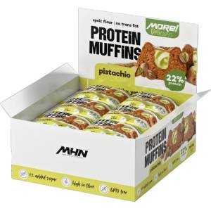 MHN | More Healthy Nutrition Protein Muffin Double with Zero Added Sugar | New Improved Formula [12 x 60 грама] Шамфъстък