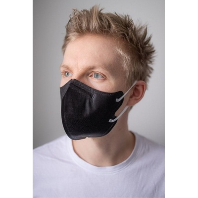 Pardam Nanovlákenný respirátor FFP2 BreaSAFE čierna M 5 ks