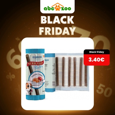 Serrano Dog Sticks Salmon & Tuna, tyčinka 16 x 12 g