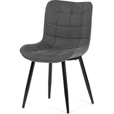 Autronic HC-462 GREY2 šedá látka černé kovové nohy