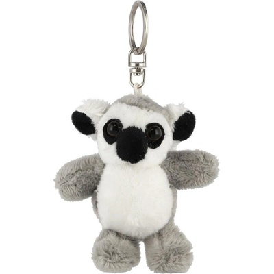Přívěsek na klíče Teddies Lemur kata plyš