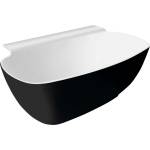 POLYSAN - Самостоятелна вана Nigra 158x80x59 см, черна/бяла 72975 (72975)