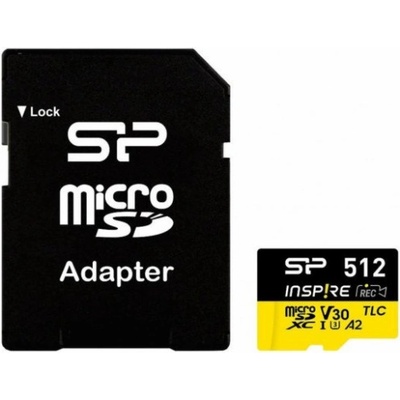 Silicon Power Inspire 512 GB MicroSDXC SP512GBSTXLA2V1NSP