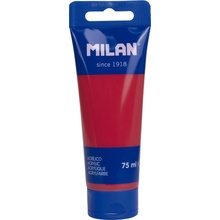 Milan Farba akrylová 75 ml červená karmínová