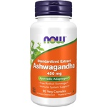 NOW NOW Ashwagandha Extract 450mg, 90 Veg Capsules - fitnesdobavki - 25,41 лв