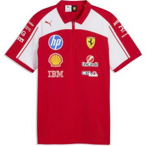 PUMA Puma Scuderia Ferrari F1 Replica Polo Unisex - Puma Red