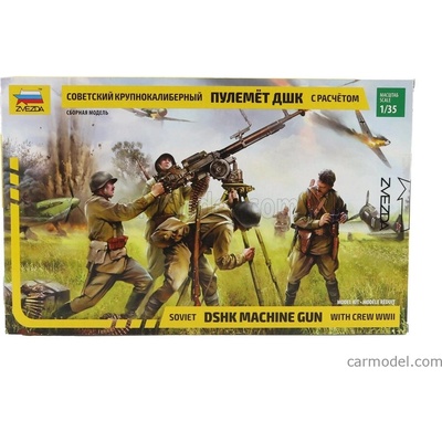 Zvezda Soviet Dshk Machine Military Gun / 1:35