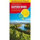 Karte Bayern Nord. North Bavaria / Nord Bavière