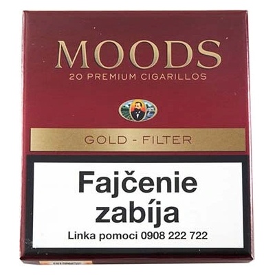 Dannemann MOODS Gold Filter cigarillos 20 ks