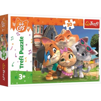 TREFL 44 koček: Přátelství 30 dílků