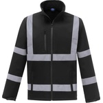 Yoko hi-vis hvk09 / Софтшел светлоотразително яке - черно m (79vk0900202)