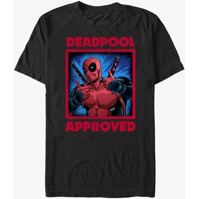 ZOOT. Fan Черна унисекс тениска Marvel Deadpool Approved ZOOT. Fan | Cheren | МЪЖЕ | L