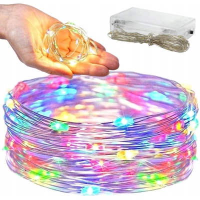 Verk 26020 Svetelná reťaz na batérie 100 LED multikolor 10 m