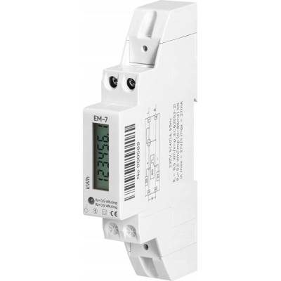 Jednofázový elektroměr Virone 230 V IP41, 1 modul