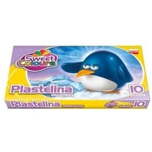 Sweet colours Plasticine 10col KOMA-PLAST
