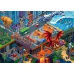 Trefl - Puzzle Pixel City - 1 000 piese