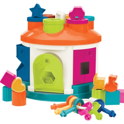 Battat Образователен комплект Battat - Къща с форми за сортиране (BT2580Z)