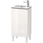 Duravit L-Cube - Шкафче за умивалник 86x42x29 см, ляво, с 1 врата, лъскаво бяло LC6273L2222 (LC6273L2222)