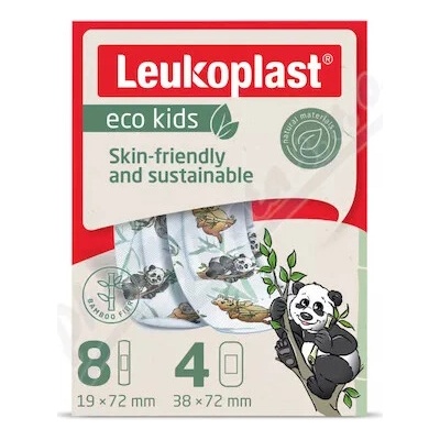 LEUKOPLAST Eco kids náplasť 2 veľkosti 12 ks