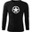DRAGOWA FIT-T Тениска с дълъг ръкав Star, черна, 160 г/м2 (4554)