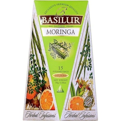 BASILUR Herbal Infusions Moringa 15 x 2 g