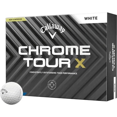 Callaway Chrome Tour X biele 3 ks