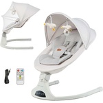 KinderKraft Бебешки шезлонг 2 в 1 KinderKraft - Tulsy, Beige (KBTULS00BEG0000) - ozone