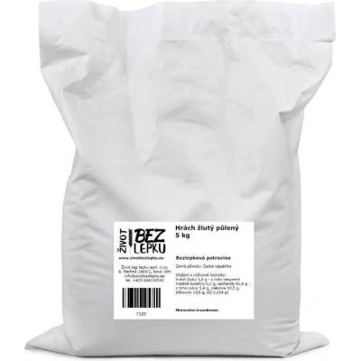Život bez lepku Hrách žlutý půlený 5 kg