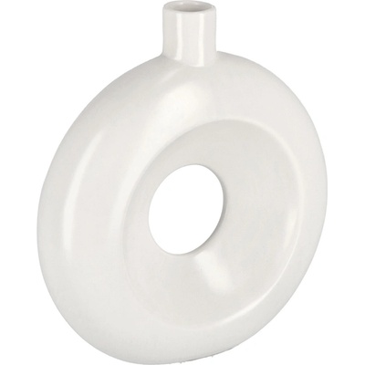 Bizzotto ПОРЦЕЛАНОВА ВАЗА elsy 18x5, 8x20cm БЯЛА (0503249)